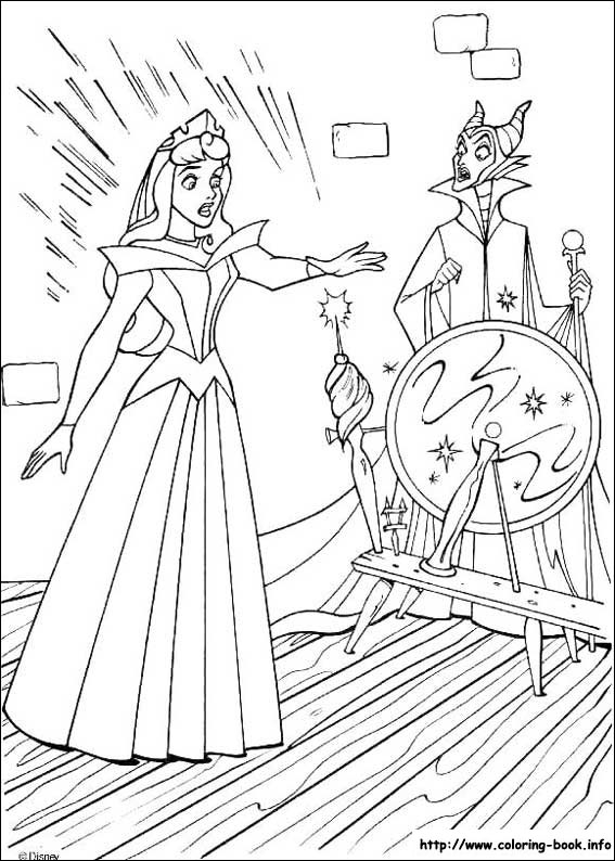 Sleeping Beauty coloring picture